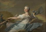 Jjean-Marc nattier Princess Marie Adelaide of France - The Air Sweden oil painting artist